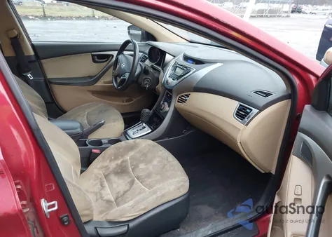 2012 Hyundai Elantra Gls (Ulsan Plant) z USA, uszkodzony, nr VIN KMHDH4AE3CU200066